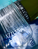 The Azzurino Spritz Society Set: THE ILLUSIONIST AZZURINO APERITIVO, Fritz Müller Perlwein, THE ILLUSIONIST AZZURINO GLASS