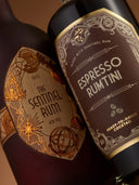 The Sentinel Espresso Rumtini - With The Sentinel Rum Label Close-Up